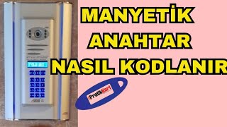 AUDİO DİAFON ŞİFRE DEĞİŞTİRME MANYETİK ANAHTAR TANITMA NASIL YAPILIR  MANYETİK KART GEÇİŞ SİSTEMİ [upl. by Devona]