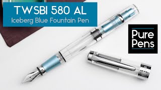 UNBOXING the new TWSBI Diamond 580 AL Iceberg [upl. by Sinnod]