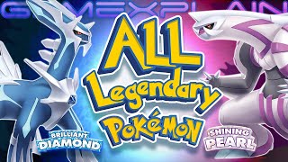 All Legendary Pokémon Locations in Brilliant Diamond amp Shining Pearl Guide amp Walkthrough [upl. by Concoff]