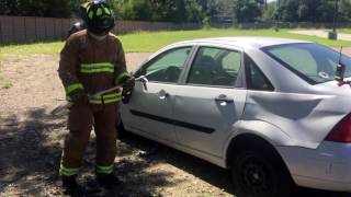 Easiest way to gain access to any vehicle using a Halligan Tool [upl. by Opaline]