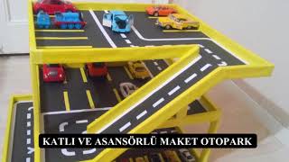 Katlı ve Asansörlü Maket Otopark [upl. by Nnaassilem]