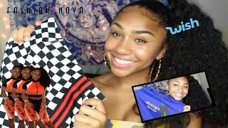 FASHION NOVAZAFULWISH TRY ON HAUL [upl. by Hgielra]