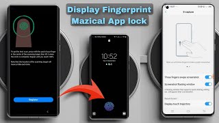 Display Fingerprint Mazical Animation App Lock 🔐 All Android Smartphones 2024 🔥 New Update 😱 [upl. by Ztnahc]