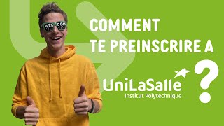 Comment te préinscrire à UniLaSalle [upl. by Oicanata593]