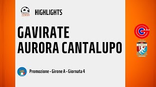 HIGHLIGHTS Promozione Girone A 2425  Day 4  Gavirate  Aurora Cantalupo [upl. by Ameehsat73]