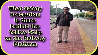 What Safety Precaution is there behind the Yellow Strip on the Railway Platform [upl. by Ahsiek]