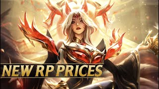 RIOT IS INCREASING RP PRICES  League of Legends [upl. by Oeram]