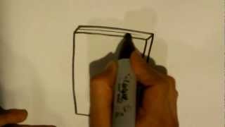 How to Draw a DVD Case  Drawing For Beginners [upl. by Dnalerb]