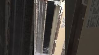 Split ac deep cleaning with pressure pump video ytshorts viral [upl. by Assirim]