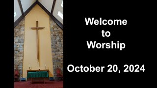 Colesville Presbyterian Church Livestream October 20 2024 [upl. by Carlee296]