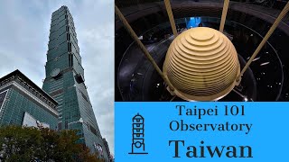 Taipei 101 Tower  Former World’s Tallest Building  Taipei Taiwan [upl. by Lohman]