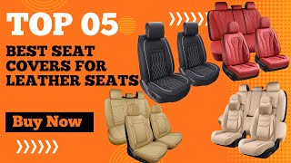 Best Seat Covers for Leather Seats in 2024  Best Leather Seat Covers Every vehicle Owner Needs [upl. by Sul]