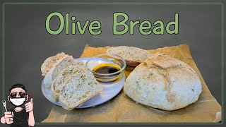 Easy Olive Bread Recipe How To Make [upl. by Yruy619]