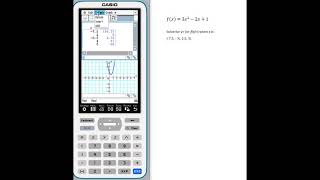 fxCG500 Solving for y or fx for Specific Values of x [upl. by Kaylyn594]