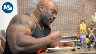 Full Day Of Eating  4990 Calorie Off Season Pro Bodybuilding Diet  Kerrith Bajjo [upl. by Acisseg]