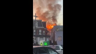 Fire engulfs Hagerstown apartment building [upl. by Venditti]