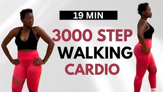 3000 STEP CHALLENGE FOR WEIGHT LOSS LOW IMPACT WORKOUT  NO REPEAT 3000 Steps Cardio [upl. by Dnomar]