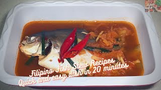 Quick Dish Filipino Fish Stew Recipes [upl. by Trefor166]