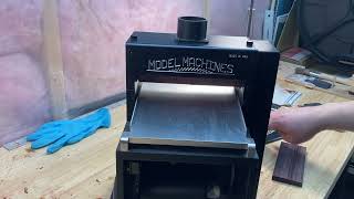 Model Machines Thickness Sander Drum Sander [upl. by Tim]