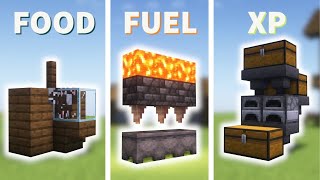 5 MUSTHAVE Starter Farms for Minecraft 121 [upl. by Tse]