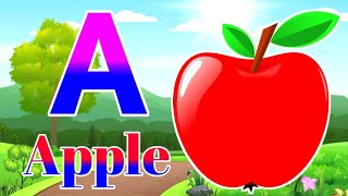 A for apple  अ से अनार  abcd  phonics song  a for apple b for ball c for cat  abcd song  abcde [upl. by Lachish]