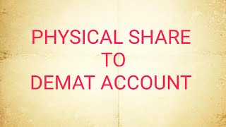 Physical Share transfer to Demat Account Tamilungal mahesh [upl. by Palila]