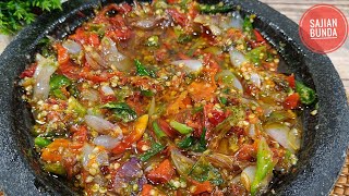 RESEP SAMBAL BAWANG PEDES ENAK BANGET [upl. by Nivra]