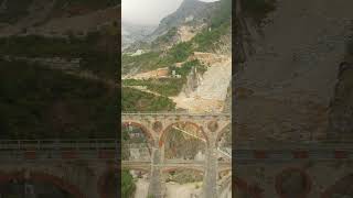 Captivating Views of Aerial Carrara Exploring Italys Marble City from Above Carrara italy [upl. by Urbano654]