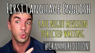 IGCSE First Language English  FULL DIRECTED WRITING RESPONSE CRAMMER EDITION [upl. by Noremmac256]