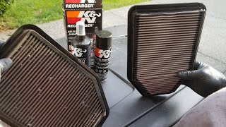 KampN air filter cleaning and recharging [upl. by Seroka468]