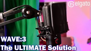 Elgato Wave 3 Review The Ultimate USB Microphone for Live Streams and Videos [upl. by Nissy168]