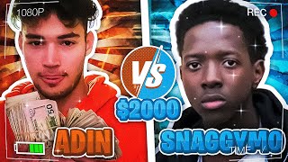 SnaggyMo Flights Center Challenges Adin to a 2000 Wager INSANE Double or Nothing [upl. by Nesilla372]