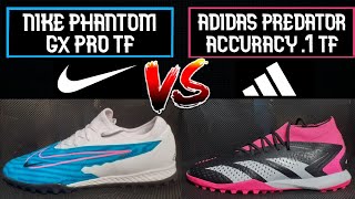 ADIDAS PREDATOR EDGE 1 VS NIKE PHANTOM GX PRO TF [upl. by Nnylekoorb744]