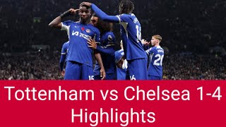 Tottenham vs Chelsea 14 Highlights [upl. by Catlee80]