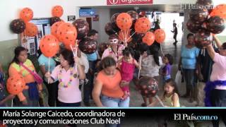 Niños del Hospital Universitario del Valle y del Club Noel tuvieron su Halloween [upl. by Tiebold]