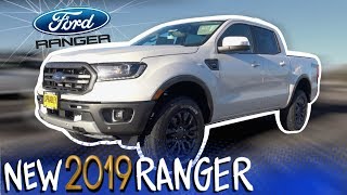 2019 Ford Ranger Lariat  First drive  Review [upl. by Aisitel177]