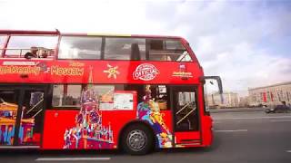 Moscow hopon hopoff  Open Top Bus Tour [upl. by Funch355]