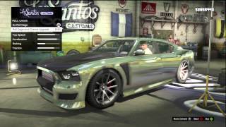 GTA 5 FRANKLINS CAR DODGE CHARGER FULLY CUSTOMIZED ALL CHROME GAMEPLAY REVIEW [upl. by Iblok]