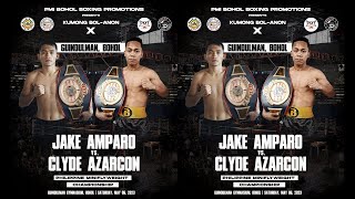 Jake Amparo vs Clyde Azarcon Official WeighIn  Philippine Mini Flyweight Championship [upl. by Musetta]