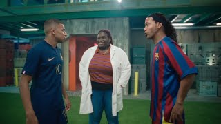 Amazing New Nike World Cup 2022 Advert with all legends R9  CR7 Ronaldinho and Mbappe [upl. by Lemon]