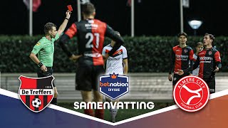 DUBBELE RODE KAART EN STUNT IN GROESBEEK 😲🟥  De Treffers vs Jong Almere City  Betnation Divisie [upl. by Enneite]