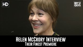 Helen McCrory Premiere Interview  Their Finest [upl. by Nnainot485]