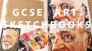 A GCSE Art Sketchbooks [upl. by Attenor784]