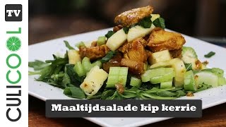 Maaltijdsalade met kip kerrie [upl. by Cirdahc]