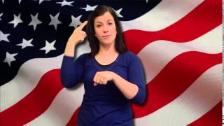 Pledge of Allegiance American Sign Language [upl. by Jeno]