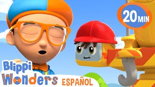 Grúas  Blippi Wonders  Caricaturas para niños  Videos educativos para niños [upl. by Gnilrad]