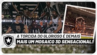 🔥 MOSAICO 3D DA TORCIDA DO BOTAFOGO TRADICIONAL FESTA DO GLORIOSO BOTAFOGO 2x1 CORINTHIANS [upl. by Yelda86]