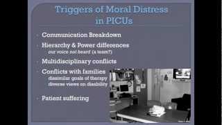 Moral Distress Insight from Stories in the PICU [upl. by Ykroc]