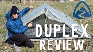 Zpacks Duplex Ultralight Backpacking Tent FULL Review  ONE YEAR LATER [upl. by Aynotan537]