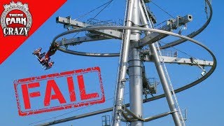 Failed Roller Coasters Vertigo at Walibi Belgium Ep 1 [upl. by Ragen]